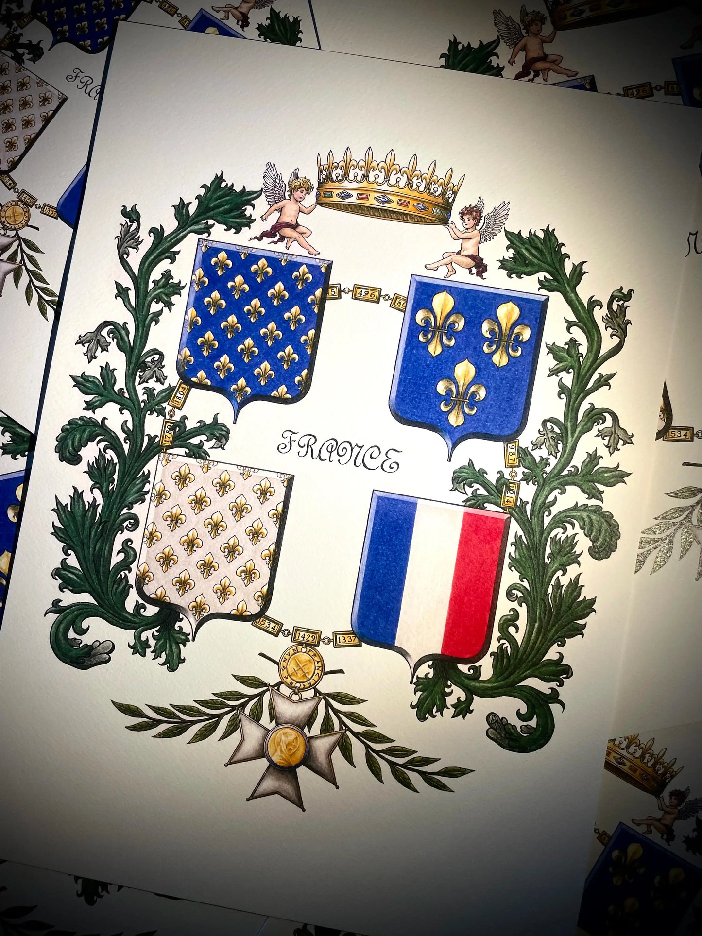 ARMOIRIES DE LA FRANCE