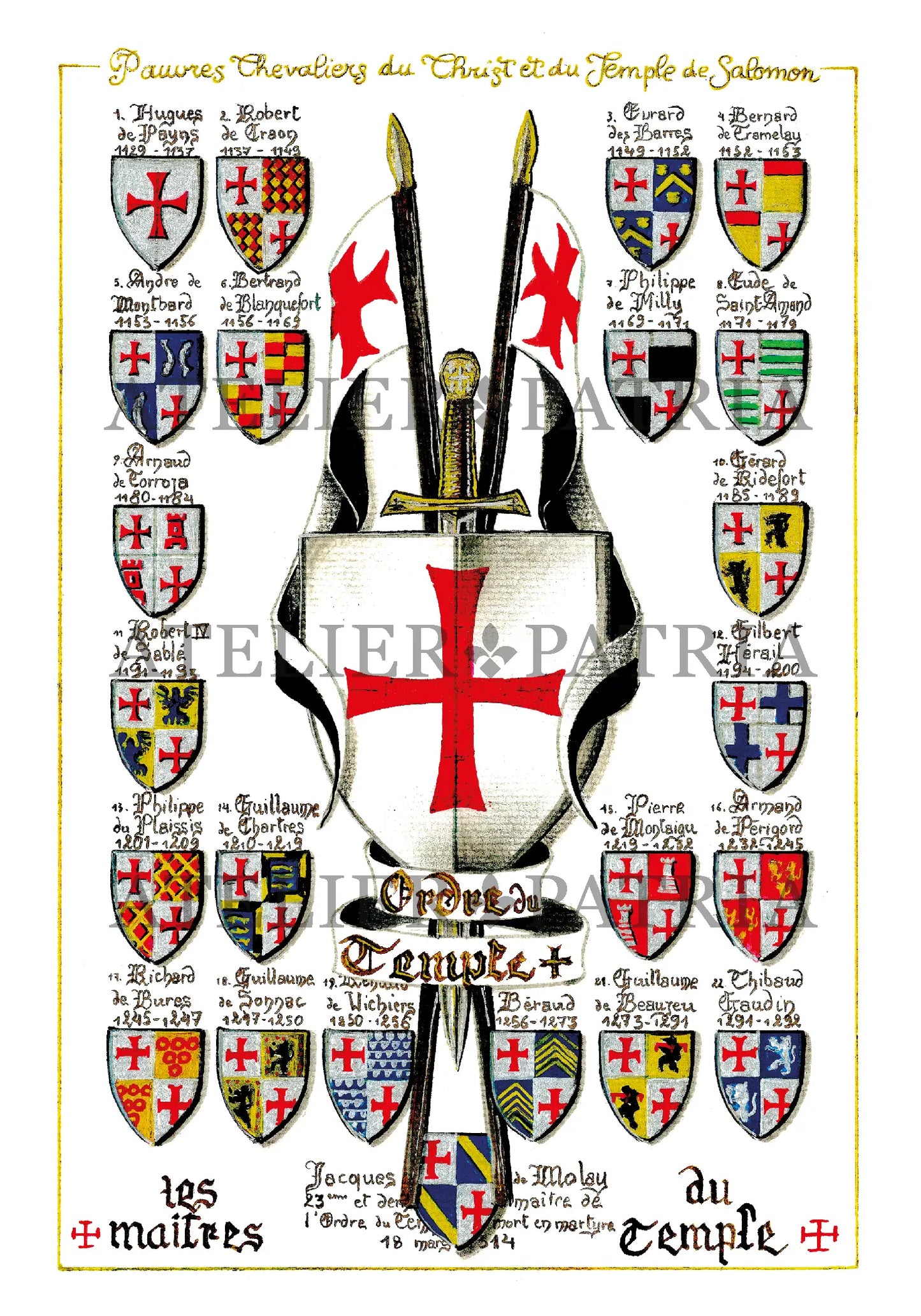 LES MAITRES DU TEMPLE