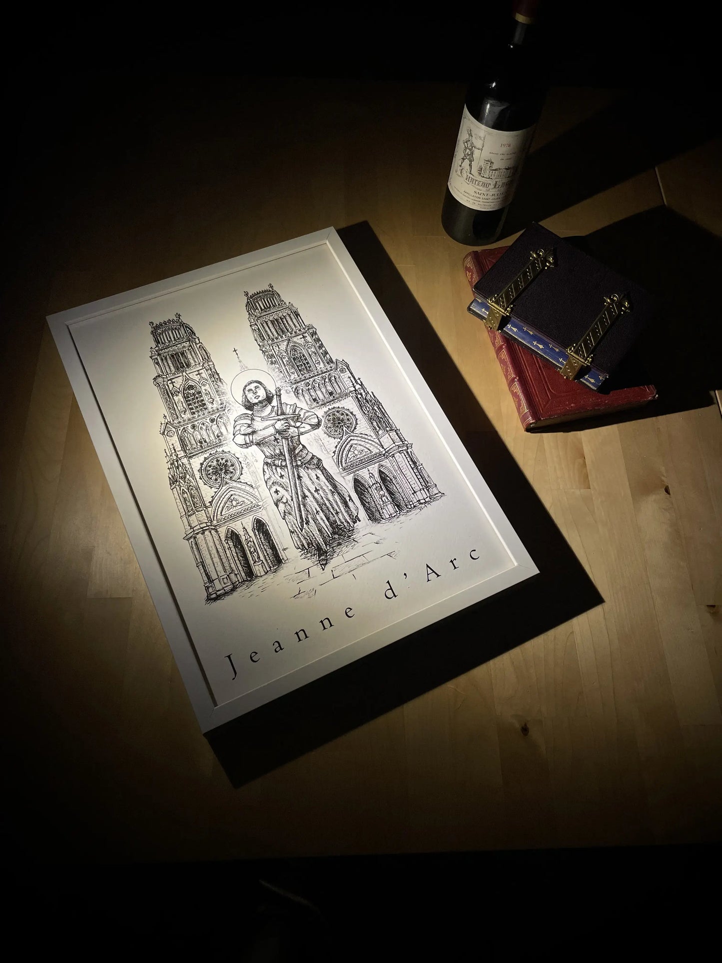 Tableau blanc Jeanne d’Arc à Orléans - Atelier Patria