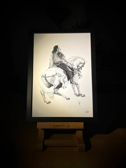 Tableau noir Vercingétorix devant César - Atelier Patria